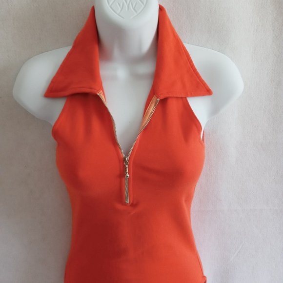 Miss Juli Bodysuit in Orange Size S - Picture 1 of 7